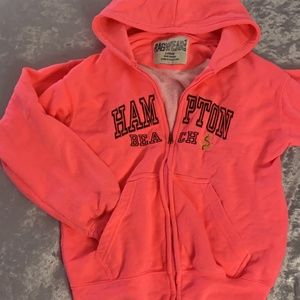 Hot Pink Hampton Beach Zip-Up